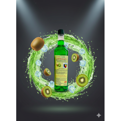 Kivi Aromalı Buzlaş Şurubu 1 Litre – 1’e 9 Konsantre ürün görseli