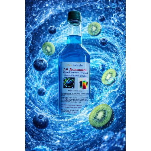 Egzotik Aromalı Buzlaş Şurubu 1 Litre – 1’e 9 Konsantre ürün görseli