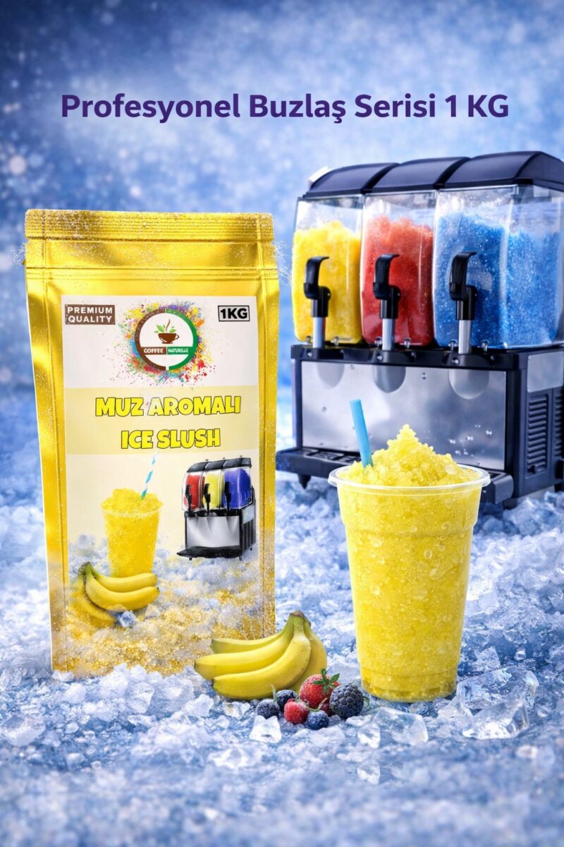 Coffee Naturelle Muz Aromalı Ice Slush Tozu buzlaş– 1.250 gr | Coffee Naturelle – Coffee Naturelle ürün görseli