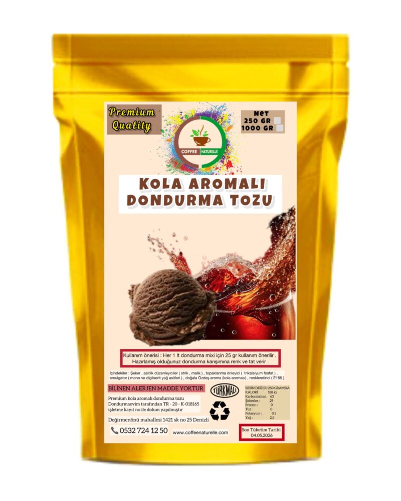 Cola Dondurma Aroması 250 gr – Coffee Naturelle ürün görseli